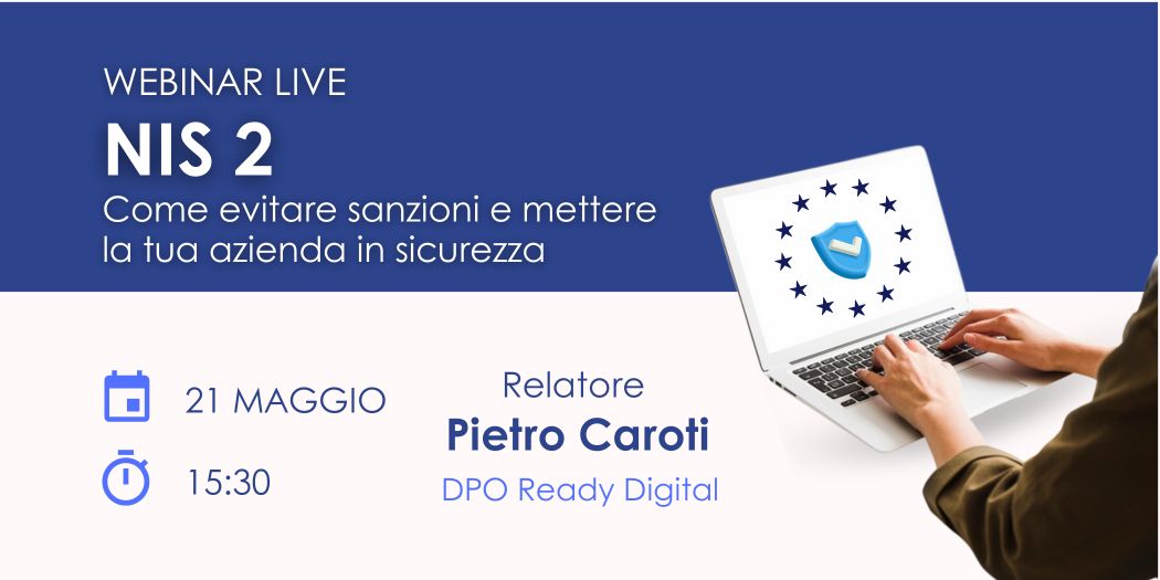 Webinar live | NIS 2: come evitare sanzioni e mettere  la tua azienda in sicurezza