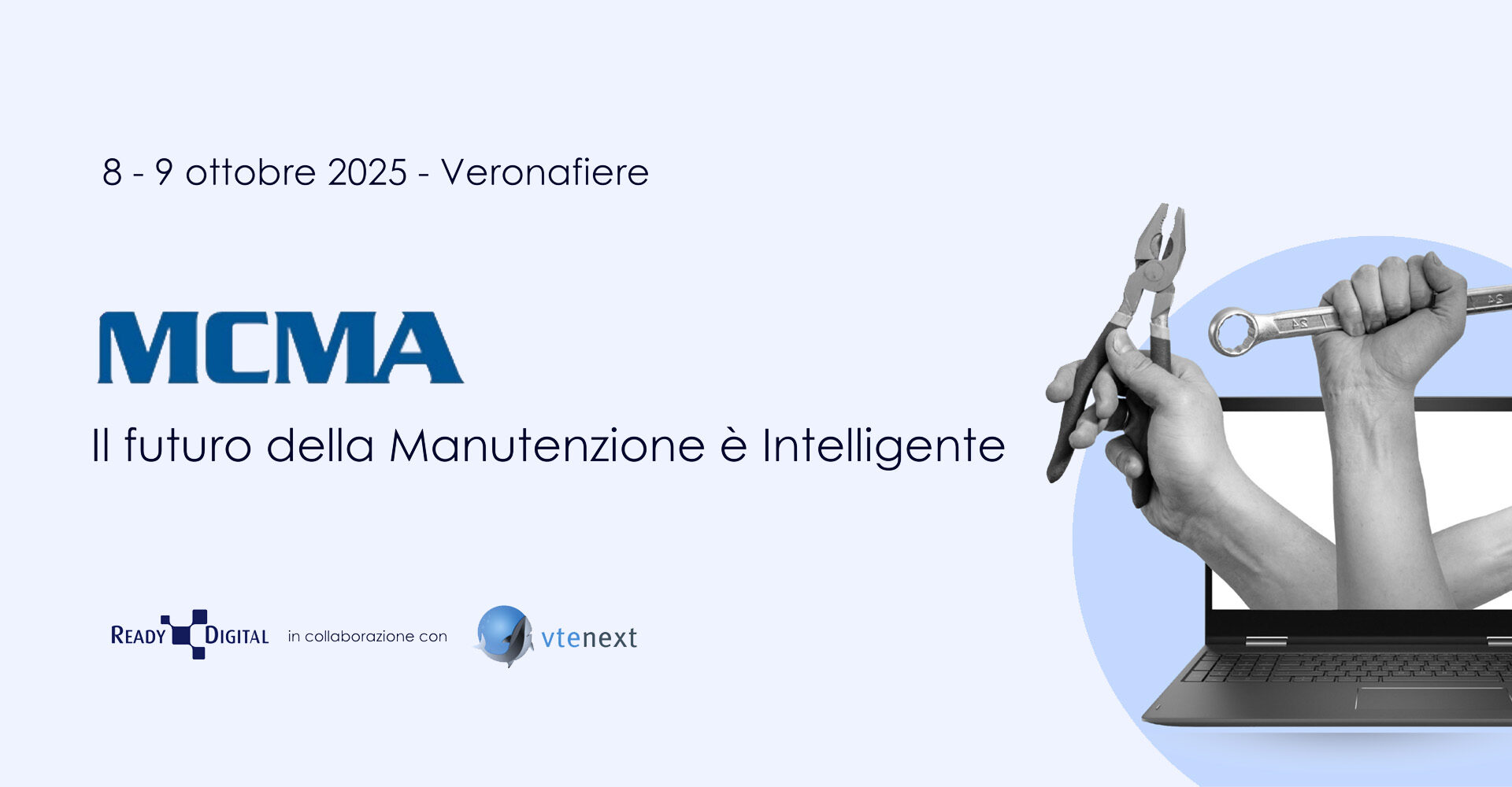 Ready Digital e Vtenext all’MCMA: la manutenzione industriale a portata di clic.