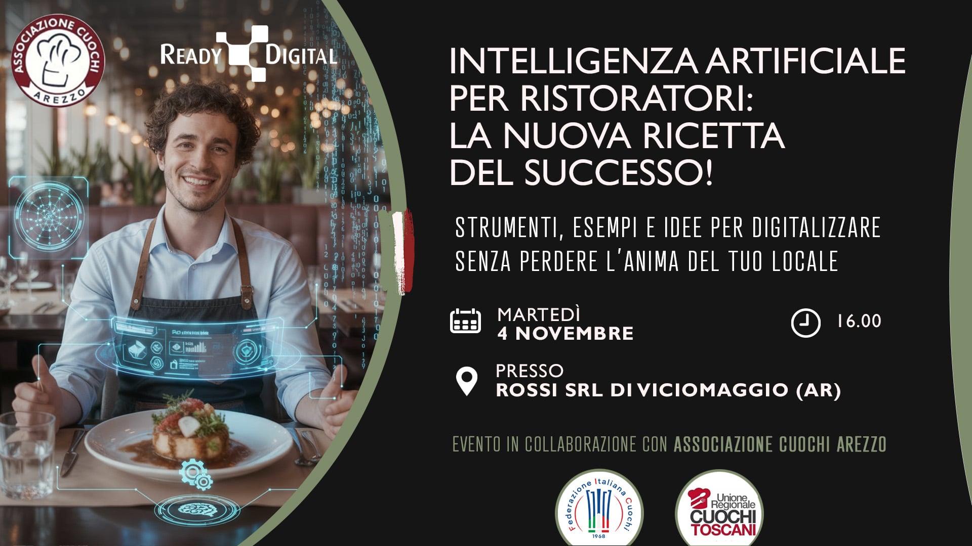 Intelligenza Artificiale per Ristoratori: la nuova ricetta del successo! Intelligenza Artificiale per Ristoratori: la nuova ricetta del successo!